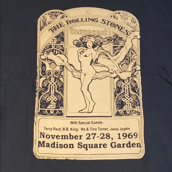 Vtg Rolling Stones MSG Concert tee - Picture 2 of 3